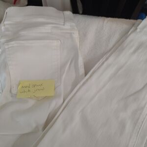 SPANX Women's White Skinny Jeans